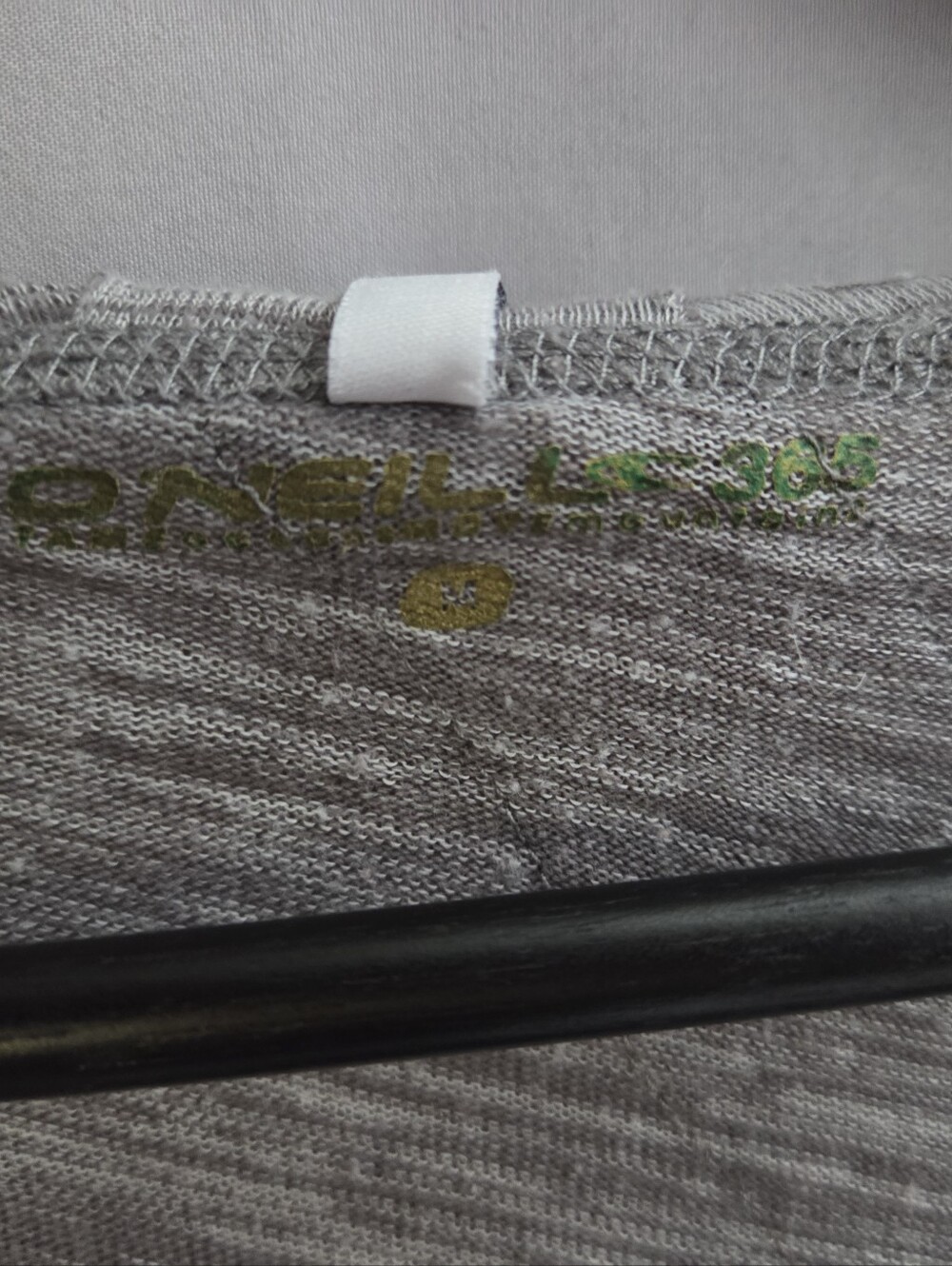 O'Neill Gray Ruched Drawstring Long-Sleeve Top - Picture 3 of 5